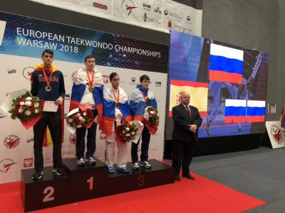 Рязанец Андрей Канаев выиграл молодёжное первенство Европы по тхэквондо