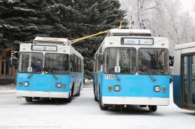 В Рязани на маршруты вышли московские троллейбусы