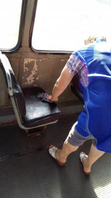 Администрация Рязани отреагировала на жалобы о грязи в троллейбусе №1
