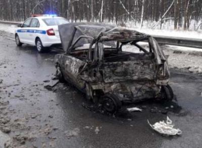 Под Спасском «МАЗ» врезался в «Оку», водитель легковушки погиб