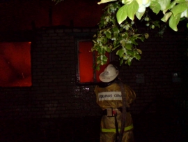 Огонь спалил жилой дом и деревянную постройку в Пителинском районе