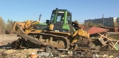Помешавший строительству парка в Дашково-Песочне гараж будет демонтирован по вердикту суда