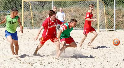В Рязани продолжается чемпионат области по пляжному футболу