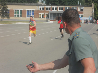 Рязанские десантники проверяются на физподготовку