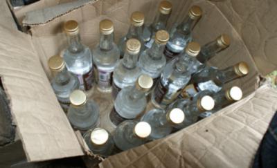 Около 400 литров незаконного алкоголя конфисковали рязанские полицейские
