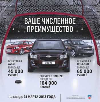 «Регион 62»: Chevrolet с выгодой до 104 тысяч рублей