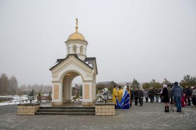 Рязанский архипастырь возглавил чин освящения часовни в селе Сёмкино
