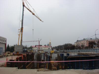 Олег Ковалёв обсудил проблемы на месте строительства Музейного центра в Рязани