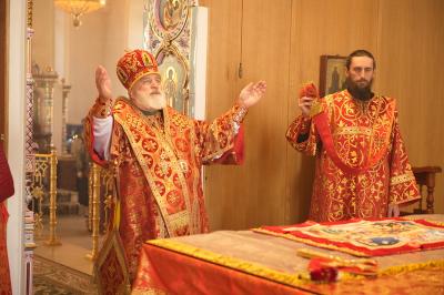 Рязанский митрополит отслужил в Иоанно-Богословском мужском монастыре