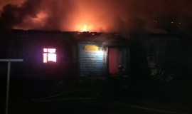 При пожаре в селе Мурмино Рязанского района погибли женщина и двое детей