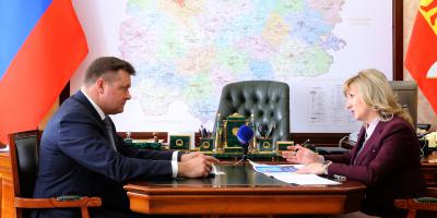 ПСБ: Состоялась встреча Николая Любимова с директором рязанского отделения Татьяной Коломиец