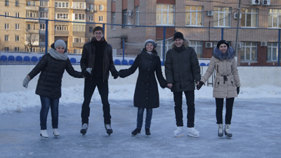 Студенты РязГМУ вышли на лёд
