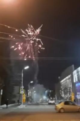 В Рязани отрепетировали новогодний фейерверк