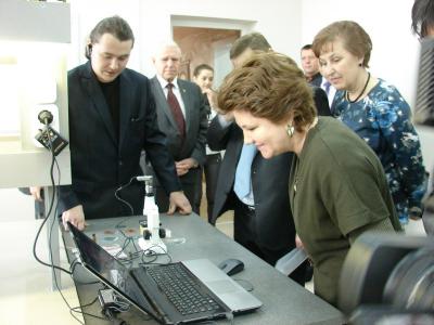 В рязанском колледже электроники открылись две новые химические лаборатории