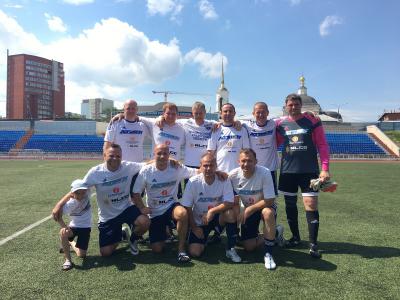 Команда «Атрон» стала чемпионом Рязанской области по футболу в категории «7+1, 40 плюс»