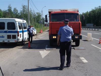Рязанская ГИБДД проводит рейды по выявлению транспортных средств с перегрузом