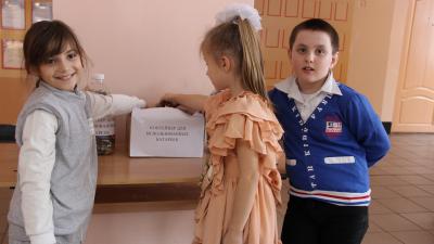 Александро-Невские школьники собрали центнер батареек