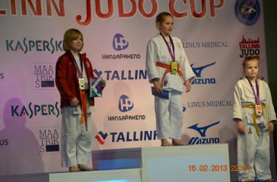 Юная рязанка завоевала золото на турнире по дзюдо в Таллинне
