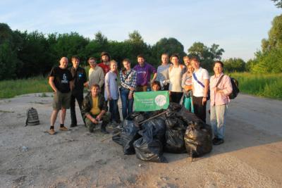 Волонтёры Экологического рязанского альянса прибрались в Лесопарке