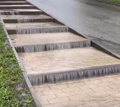 На улице Праволыбедской в Рязани заметили бьющую из земли жидкость