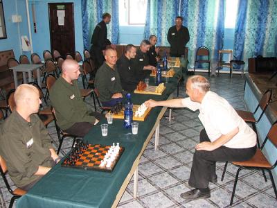 Осуждённые рязанской ИК-3 сыграли в шахматы