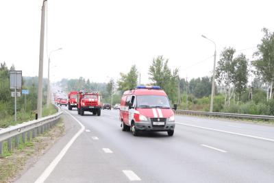 Рязанские пожарные отправились тушить заповедник в Мордовии