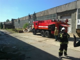 В результате пожара на заводе «Теплоприбор» в Рязани пострадало два человека