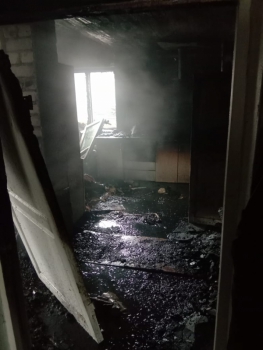 На пожаре в посёлке Соколовка погибли два человека