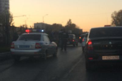 В Рязани на Московском шоссе произошла авария с участием трёх автомобилей