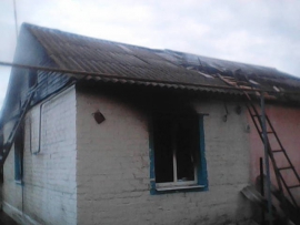 В Шилово на пожаре пострадал человек