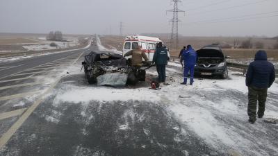На рязанском участке трассы М6 «Каспий» произошло серьёзное ДТП