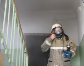В Михайловском районе горела квартира