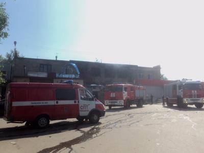 В Рязани произошёл пожар в Дашках Военных