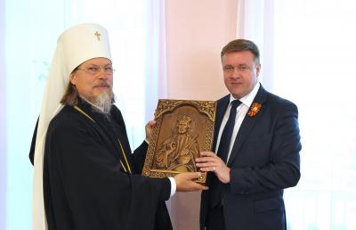 Николай Любимов поздравил митрополита Марка с Днём тезоименитства