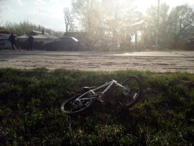 Появилось видео наезда «десятки» на юного велосипедиста близ Старожилово