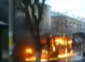 Сгоревший в Рязани пассажирский автобус не выдержал мороза