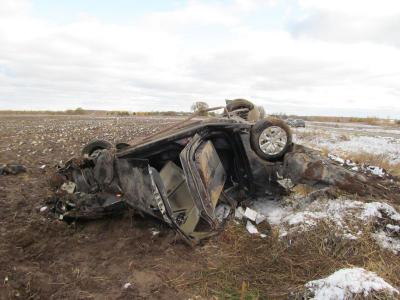На зимней дороге близ Касимова иномарка улетела в кювет, погиб пассажир
