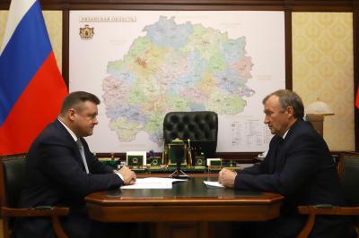 Николай Любимов встретился с главой администрации Сараевского района Рязанской области