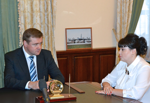 Николай Любимов пообщался с председателем Арбитражного суда региона
