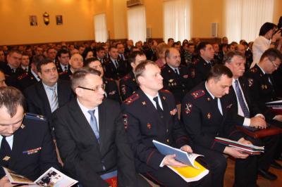 На расширенном заседании Коллегии УМВД по Рязанской области подведены итоги 2014 года