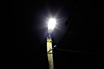 Улицы сараевского села пополнили современные фонари