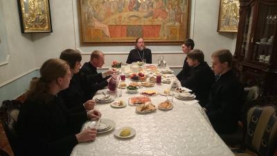 Рязанский митрополит пообщался со студентами подготовительного курса семинарии