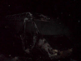 Огонь уничтожил баню и автомобиль в Рязанской области