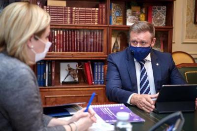 Николай Любимов провёл рабочую встречу с министром культуры РФ