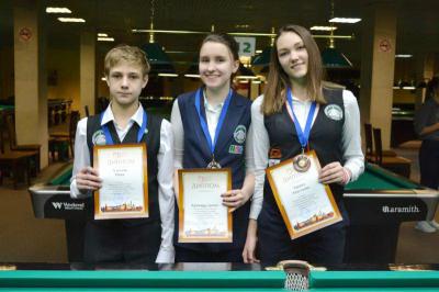 Юные рязанские бильярдисты завоевали три награды первого этапа открытого Кубка Москвы