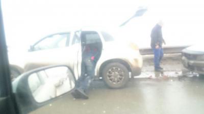 На Северной окружной дороге в Рязани столкнулись несколько машин