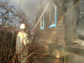 На пожаре в Касимовском районе спасён человек