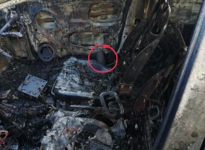 В Новомичуринске сожгли автомобиль фаната столичного «Спартака»
