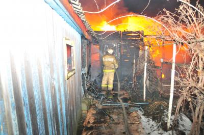 Вечером 4 января в Рязанской области случилось три пожара