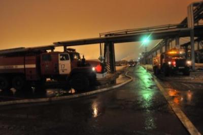Спасатели ликвидировали открытое горение на Рязанской НПК